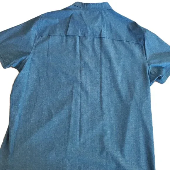 Croft & Barrow Men's Short Sleeve Button-Down Shirt, Size 2XL - Picture 7 of 10